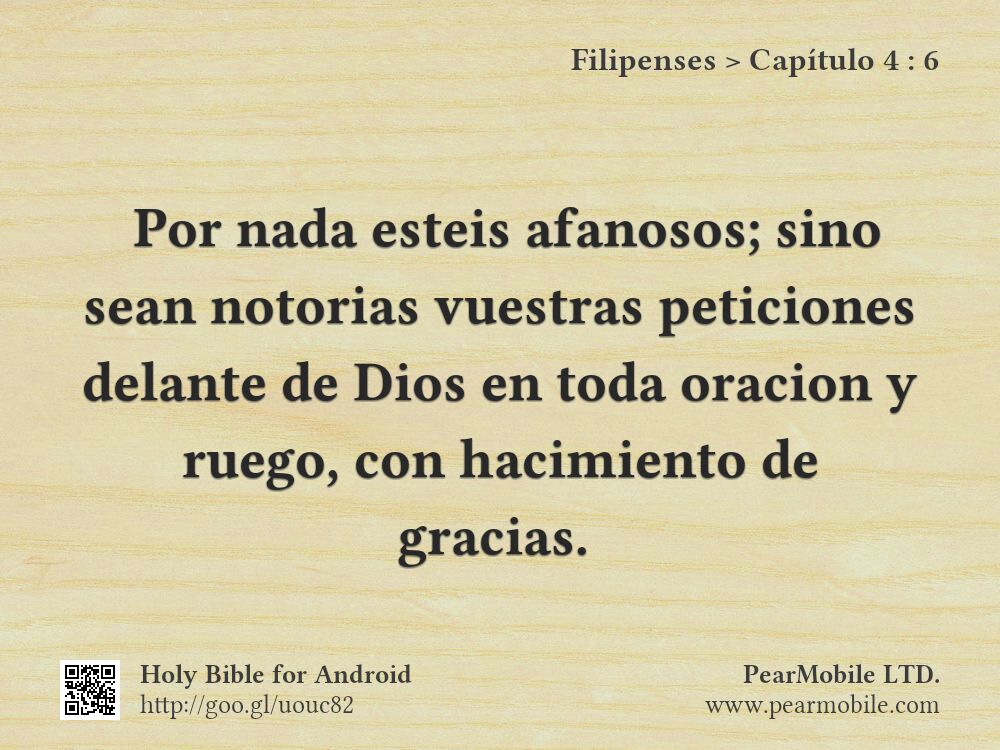 Filipenses, Capítulo 4:6